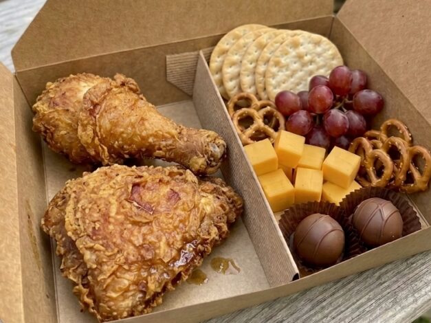 Fried Chicken Charcuterie Grazing Box $2000 JMD