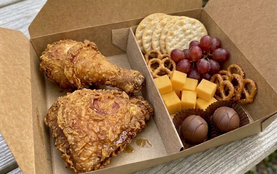 Fried Chicken Charcuterie Grazing Box $2000 JMD