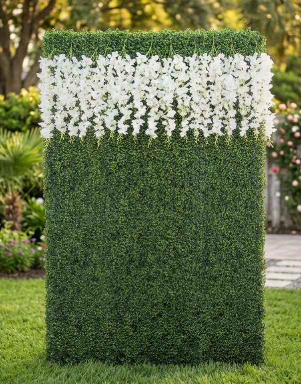 greenery backdrop